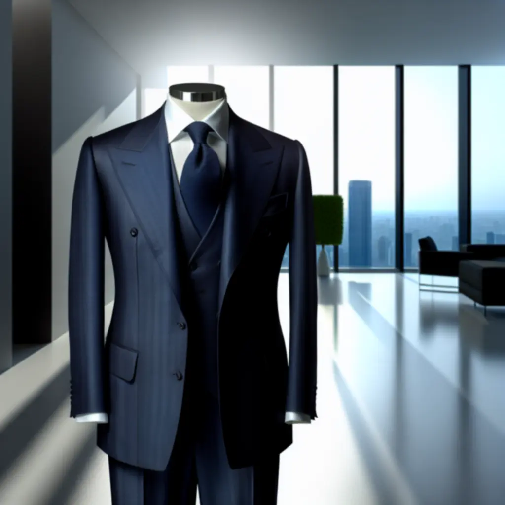 Modern vezető egy egyedi öltönyt visel