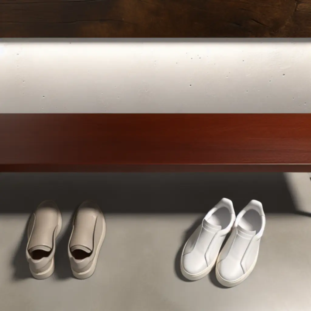 Minimalista bőr sportcipők